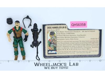 Mutt V1 G.I. Joe 1984 Hasbro Vintage Action Figure