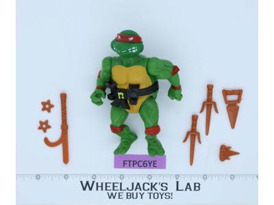 Raphael SOFT HEAD 100% Complete Teenage Mutant Ninja Turtle 1988 Playmates