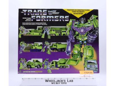 Devastator 100% Complete W/ NICE BOX & FIGURES 1985 Vintage G1 Transformers