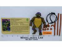 Donatello HARD HEAD 100% Complete Teenage Mutant Ninja Turtle 1988 Playmates