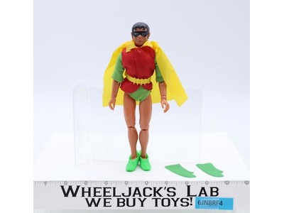 Robin 1974 Mego 8" Inch Action Figure Vintage w/ Cape, Belt, Shoes