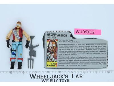 Monkeywrench V1 100% Complete G.I. Joe 1986 Hasbro Vintage Action Figure