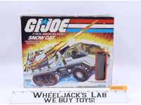 Snow Cat W/ Frostbite 100% Complete W/Box G.I. Joe 1985 Hasbro Vintage Vehicle