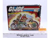 Silver Mirage Motorcycle Vehicle 100% Complete W/Box GI Joe 1985 Action Figure