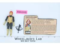 Scarlett V1 Straight Arm 100% Complete 1982 G.I. Joe Hasbro Vintage Figure