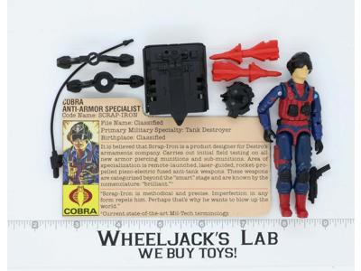 Scrap Iron V1 100% Complete G.I. Joe 1984 Hasbro Vintage Action Figure