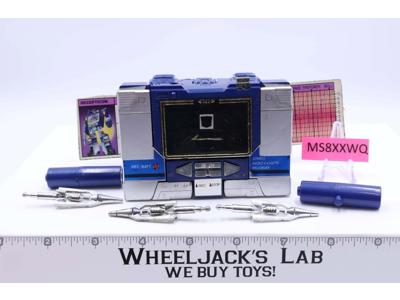 Soundwave WORKS 100% Complete 1985 Vintage G1 Transformers Action Figure
