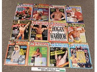 WWF Complete 1990 Pro Wrestling Illustrated Magazine PINUPS Sid Sting Hart Muta