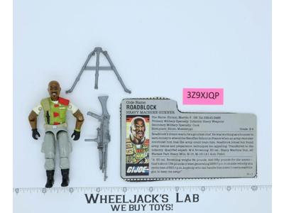 Roadblock V2 100% Complete G.I. Joe 1986 Hasbro Vintage Action Figure