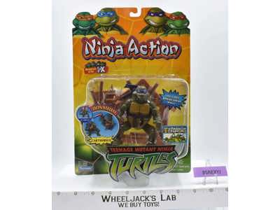 Donatello Teenage Mutant Ninja Turtles TMNT Ninja Action 2004 Playmates MOSC