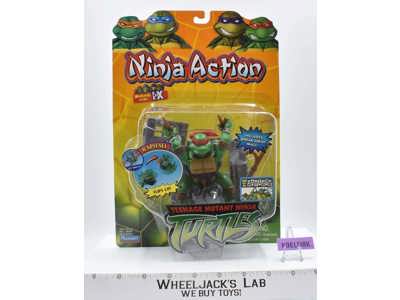 Raphael Teenage Mutant Ninja Turtles TMNT Ninja Action 2004 Playmates MOSC NEW