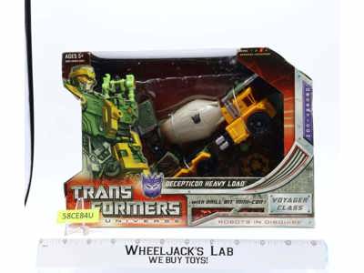 Heavy Load & Drill Bit Voyager Transformers Universe 2008 Hasbro Figure NEW MISB