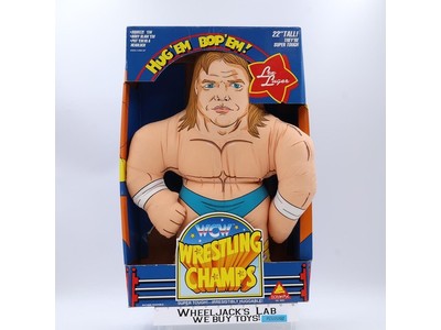 Lex Luger WCW Wrestling Champs 1990 ToyMax 22" Plush Buddies NEW SEALED
