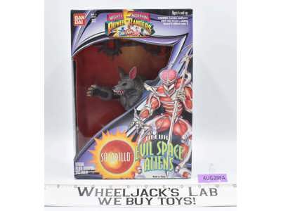 Socadillo Mighty Morphin Power Rangers 1994 Bandai Action Figure NEW MISB SEALED