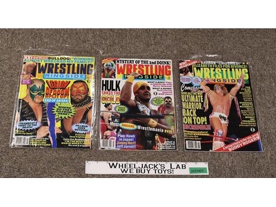 WWF Lot of 3 Wrestling Ringside Magazine 1992/3 Hogan Ult Warrior Legion of Doom