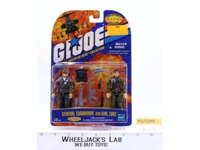 General Tomahawk and Dial Tone GI Joe Collector's Edition 2000 Hasbro NEW MOSC