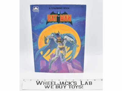Batman A Coloring Book Golden Book Western Publishing 1989