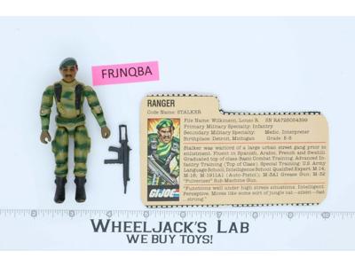 Stalker V1.5 SWIVEL ARM 100% Complete G.I. Joe 1983 Hasbro Vintage Action Figure
