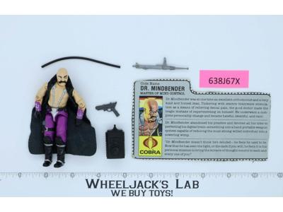 Dr. Mindbender V1 100% Complete G.I. Joe 1986 Hasbro Vintage Action Figure