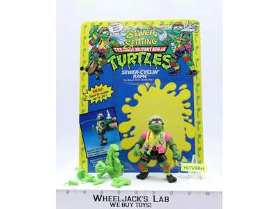 Sewer-Cyclin' Raph W/Card 100% Complete TMNT 1992 Playmates Action Figure