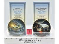 U.S.S. Enterprise NCC Klingon Battlecruiser #2 Mini Plates Star Trek 97 Hamilton