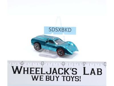 Ford J-Car Aqua Hot Wheels 1968 Redline Mattel Vintage RL