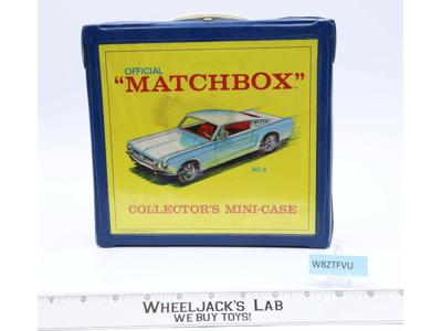 Matchbox Carry Case W/ 18 Cars 1978 Lesney Collector Mini Storage Case