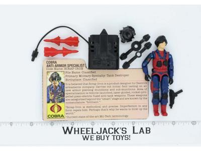Scrap Iron V1 100% Complete G.I. Joe 1984 Hasbro Vintage Action Figure