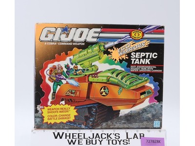 Septic Tank GI Joe Eco Warriors 1991 Hasbro Action Figure Vehicle NEW SEALED