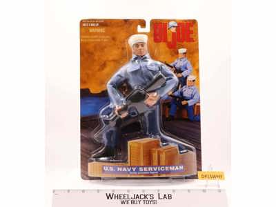 U.S. Navy Serviceman GI Joe 12" Fully Posable Kenner 1997 NEW MOSC Action Figure