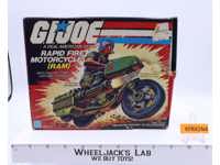 RAM (Rapid Fire Motorcycle) 100% Complete 1982 GI Joe Action Figure Vintage