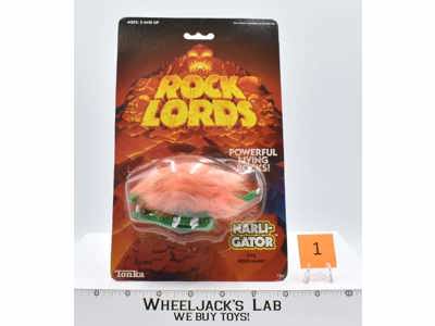 Narli-Gator #1 MOSC SEALED Rock Lords 1986 Tonka Vintage Action Figure