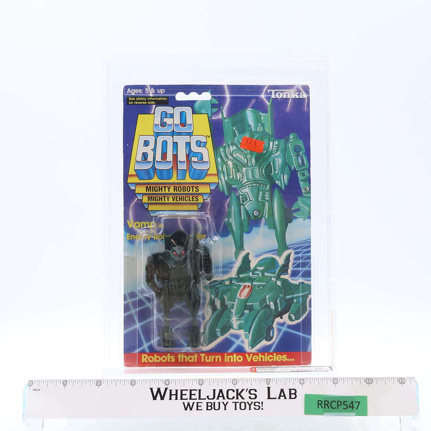Vamp AFA GRADED 70 75/60/90 Gobots 1985 Tonka Action Figure NEW SEALED