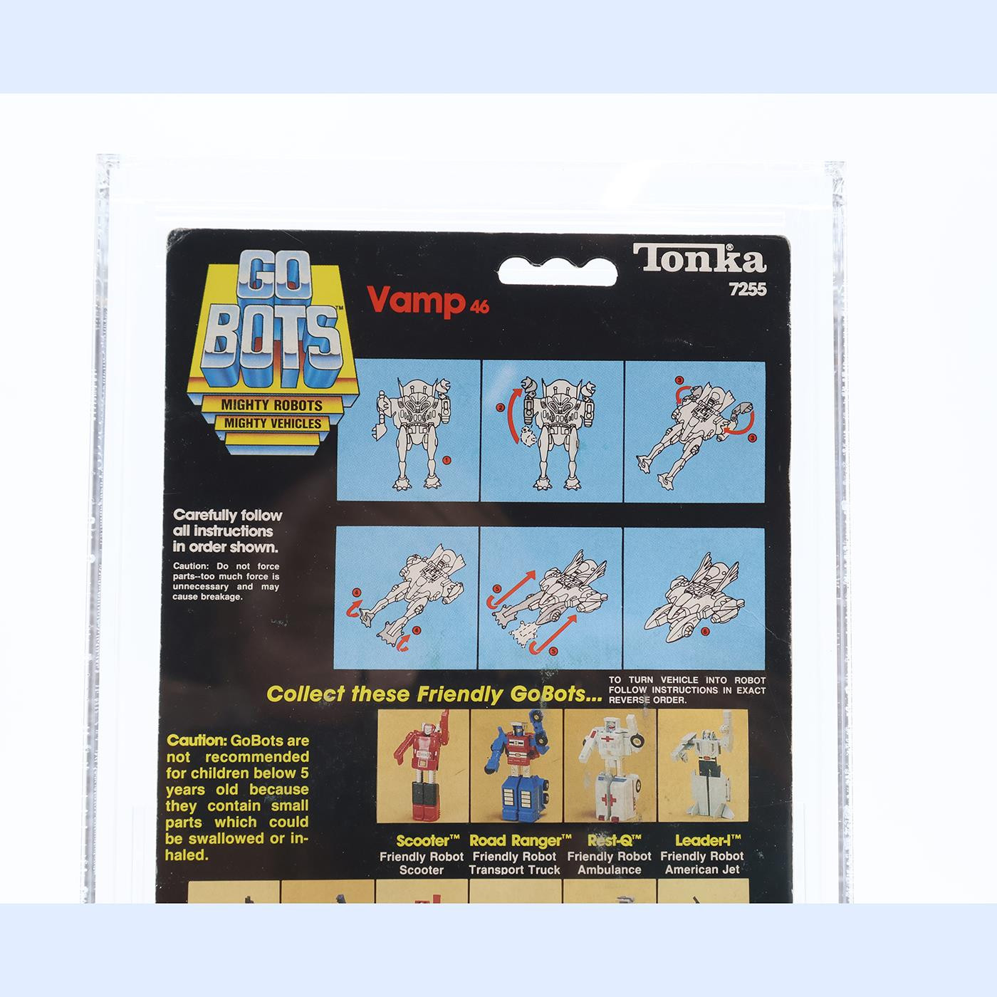 Vamp AFA GRADED 70 75/60/90 Gobots 1985 Tonka Action Figure NEW SEALED