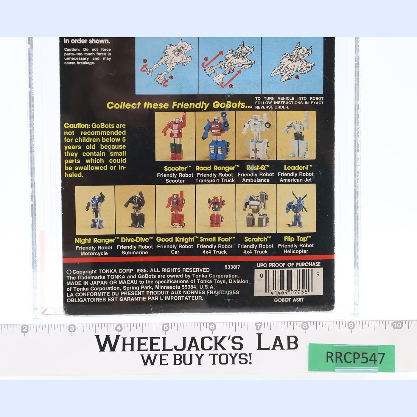 Vamp AFA GRADED 70 75/60/90 Gobots 1985 Tonka Action Figure NEW SEALED