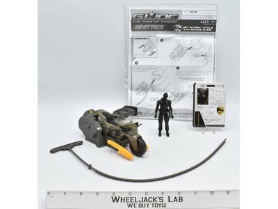 Jet Storm Cycle With Snake Eyes 100% Complete G.I. Joe 2010 Hasbro