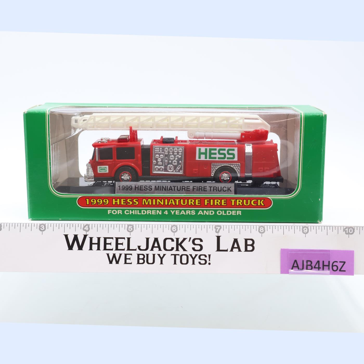 Miniature Hess Fire Truck 1999 MIB NEW
