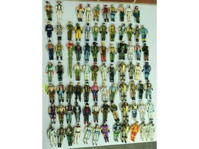 Lot of GI Joe Action Figures Hasbro 1980's Vintage