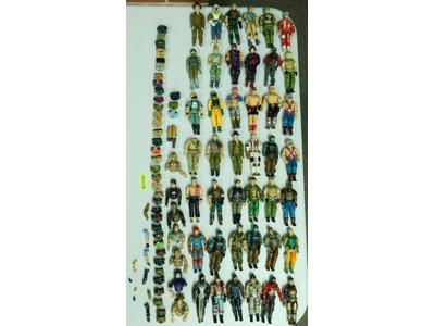Lot of GI Joe Action Figures Hasbro 1980's Vintage BROKEN