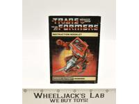 Ironhide Action Figure Instruction Manual Booklet 1984 G1 Transformers