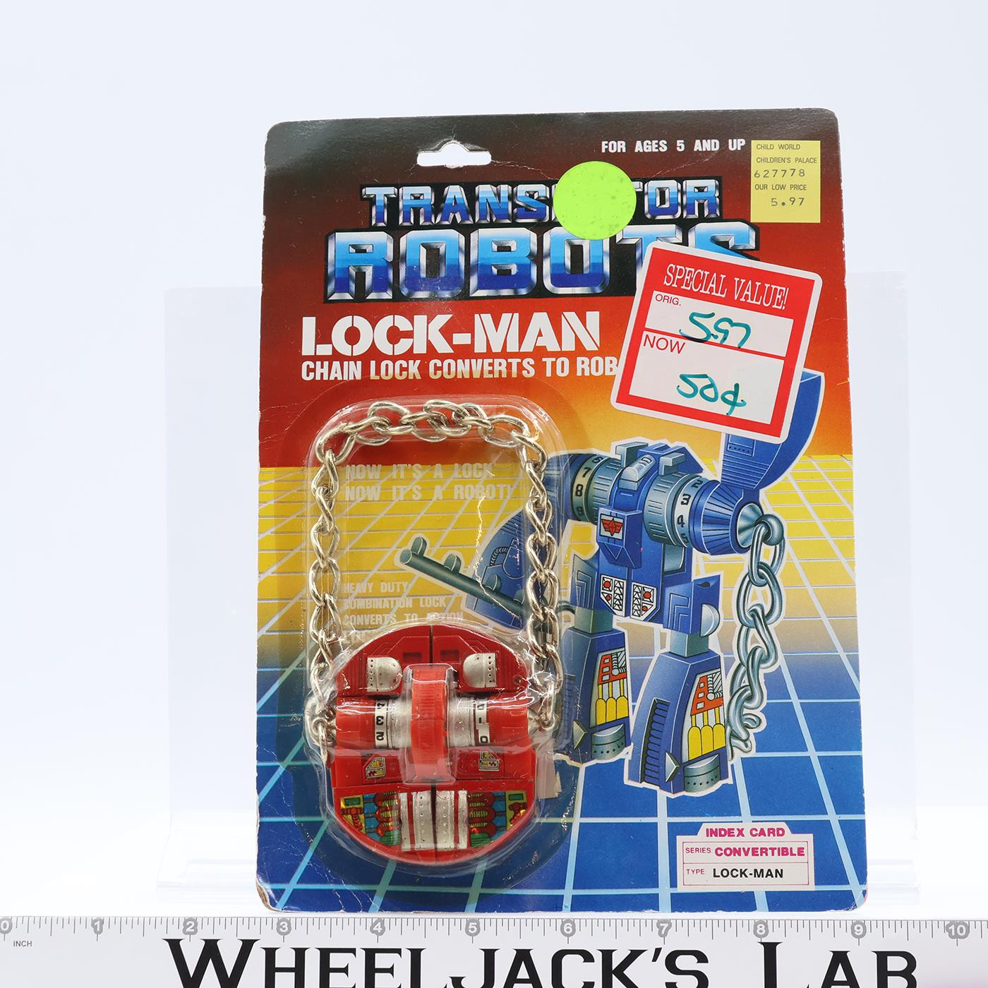 RED Lock-Man Transistors Robots 1985 Four Star Vintage Action Figure NEW SEALED
