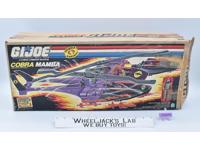 Cobra Mamba & Driver 100% Complete W/Box 1987 GI Joe Hasbro Vintage Vehicle