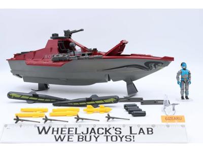Moray Hydrofoil 100% Complete W/ LENS GI Joe 1985 Hasbro Vintage Vehicle
