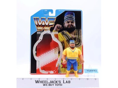 Akeem W/CARDBACK 100% Complete 1991 WWF Wrestling Hasbro Action Figures