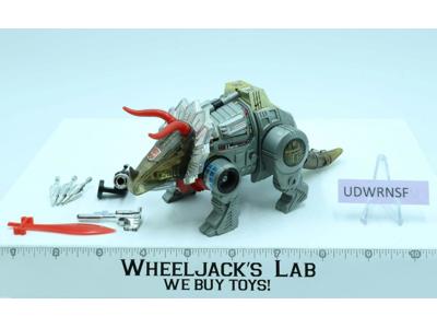 Slag 100% Complete 1985 Vintage G1 Transformers Triceratops Action Figure