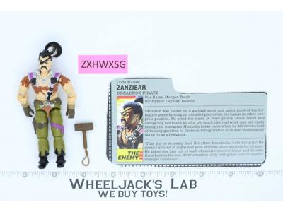 Zanzibar V1 1987 G.I. Joe Hasbro Vintage Action Figure