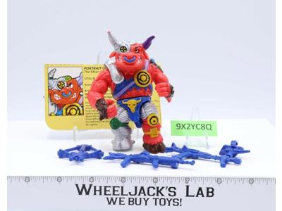 Groundchuck 100% Complete Teenage Mutant Ninja Turtles 1991 Playmates Vintage