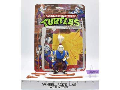 Usagi Yojimbo W/Cardback 100% Complete TMNT 1989 Playmates Vintage Action Figure