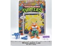 Triceraton W/Cardback 100% Complete TMNT 1990 Playmates Vintage Action Figure