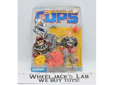 Inferno Firefighter Cops N Crooks C.O.P.S. 1989 Hasbro NEW SEALED MOSC